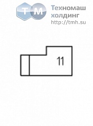 Резец №11 к машине Мангуст-2 ЕМ42 подрезной